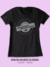 T-SHIRT PRETO - Emblema Mulheres Velocidade - loja online