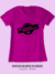 T-SHIRT ROSA PINK - Emblema Mulheres Velocidade na internet