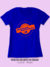 T-SHIRT AZUL ROYAL - Emblema Mulheres Velocidade - loja online