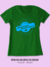 T-SHIRT VERDE BANDEIRA - Emblema Mulheres Velocidade - loja online