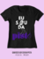 T-SHIRT PRETO - Eu sou da pista - Mulheres Velocidade Shop