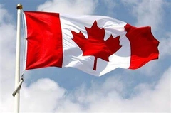 Bandeira do Canadá na internet