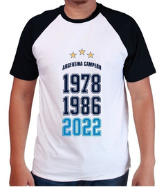 Remera Argentina Campeón Del Mundo Qatar 2022 - tienda online