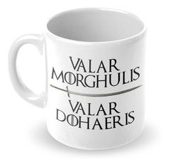 Taza Valar Morghulis Compatible Con Game Of Thrones