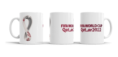 Taza De Cerámica Qatar 2022 Blanca