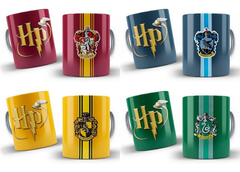 Tazas De Harry Potter En Packx4 Todas Las Casas Envío Gratis