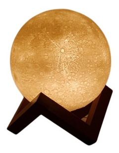 Lámpara De Luna (moonlamp) 20 Cm Ideal Ambientación - tienda online