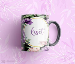 Imagen de Taza De Nombres Personalizadas Con Flores