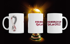 Taza De Cerámica Qatar 2022 Blanca - comprar online