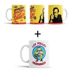 Combo De Tazas - Better Call Saul - Pollos Hermanos