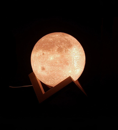 Lámpara De Luna (moonlamp) 20 Cm Ideal Ambientación - tienda online