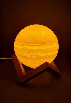 Lámpara De Júpiter (moonlamp) 20 Cm Ideal Ambientación - Tan Plopa