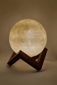 Lámpara De Luna (moonlamp) 20 Cm Ideal Ambientación