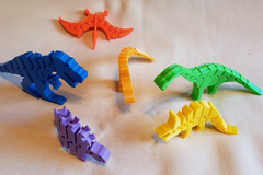 Flexidinos. Colección De Dinosaurios Jurásicos Flexibles - Tan Plopa