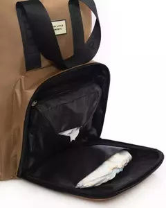 Mochila maternal Blanca con compartimento térmico - tienda online