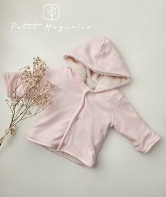 Camperas reversibles algodón y piel ultra soft ROSA - Petit Magnolia bebés