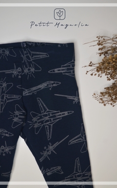 Pantalon de algodon estampado - comprar online