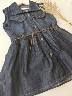 Vestido de jean 24 meses - Petit Magnolia bebés