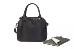 Bolso mochila maternal Mia Black - tienda online