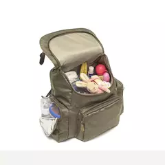 Mochila maternal Jackie verde con lunchera termica incorporada - tienda online