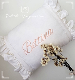 Almohadones personalizados bordados - Petit Magnolia bebés