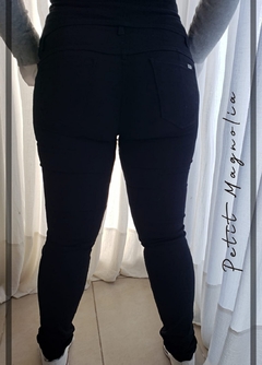 Pantalon gabardina elastizado, con faja para embarazadas/futura mamá - tienda online