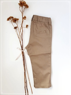 Pantalon de bebé beige - comprar online