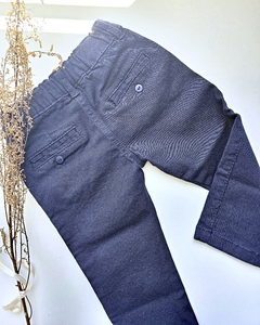 Pantalon de gabardina Azul marino - comprar online