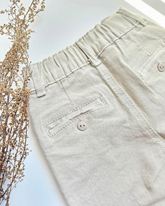 Pantalon gabardina Beige - Petit Magnolia bebés