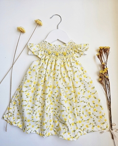 Vestido Dalia punto smock - Petit Magnolia bebés