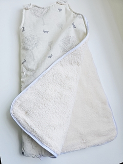 Saco de dormir dormilon con corderito Rabbit gris - comprar online