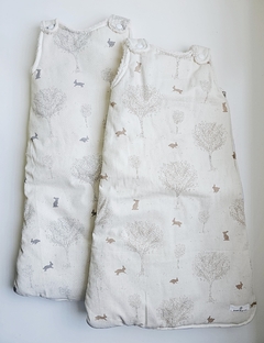 Saco de dormir dormilon con corderito Rabbit gris - Petit Magnolia bebés