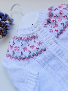 Cardigan tejido hipoalergenico guarda Jardin - Petit Magnolia bebés