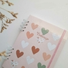 Cuaderno obstétrico control embarazo Corazones