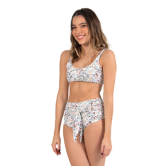 Top canoa eco (Floral branco) - comprar online