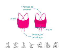 Top amarração eco (Pink) - Alma Marinha