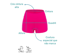 Mini shorts eco (Pink) - Alma Marinha