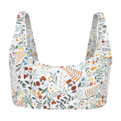 Top canoa eco (Floral branco)