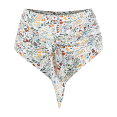 Hot pants laço eco (Floral branco) - comprar online