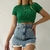 Cropped Brasil Bordado - New U’