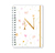 Planner 2025 18x21cm - Alfabeto Floral Clean