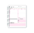 Planner 2025 18x21cm - Alfabeto Floral Clean - loja online