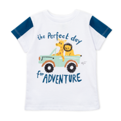 Remera Bebe Adventure Blanca