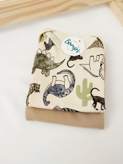 Animals Beige | Pack Dúo Body - Bompi Bebe