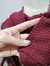 Sweater con capucha arrocito Bordó en internet