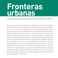 Fronteras urbanas. Los mundos sociales de las torres de Buenos Aires. - comprar online