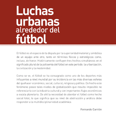 Luchas urbanas alrededor del fútbol (digital) - Cafe de las Ciudades