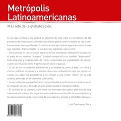Metrópolis latinoamericanas: más allá de la globalización (digital) - comprar online