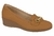 Mocasssim Anabela Camel