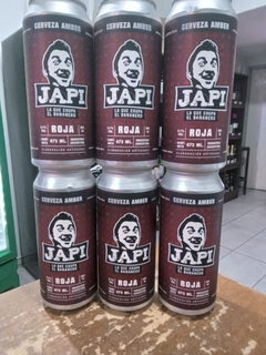 Cerveza JAPI ROJA SIX PACK